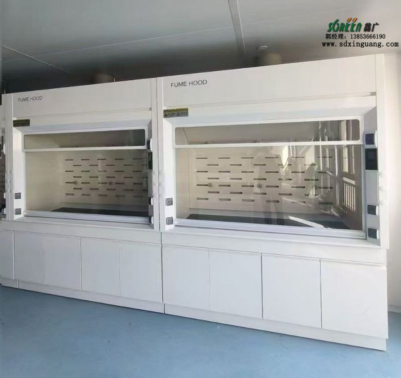 山東通風(fēng)柜廠家全鋼落地通風(fēng)櫥試驗(yàn)臺邊臺