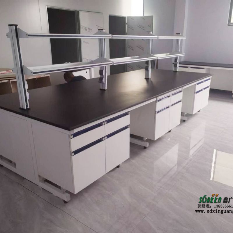 濰坊實驗室家具鋼木實驗臺實驗室邊臺